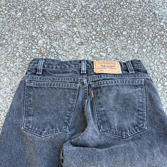 Vintage 90s Black Levi’s Orange tab jeans - Picture 6 of 9